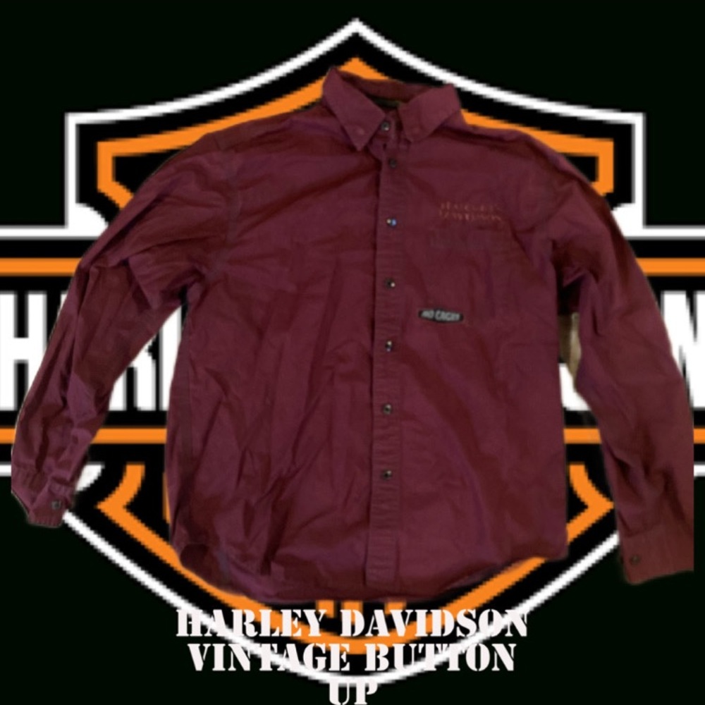 Harley Davidson button up